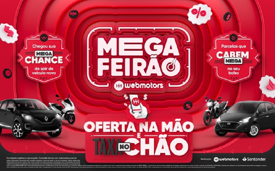 Começa hoje o 2º Mega Feirão Webmotors de 2023