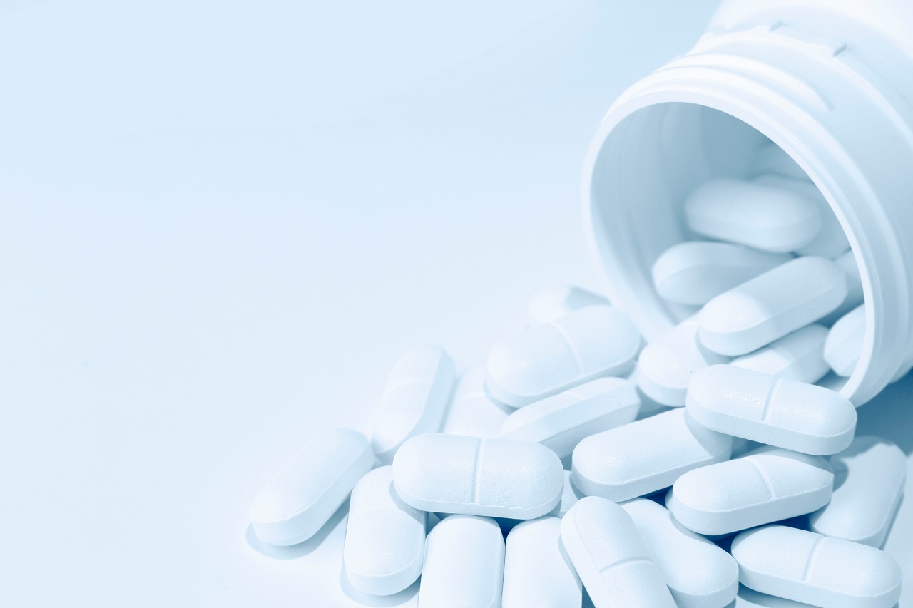 Pills Spilling From Container
