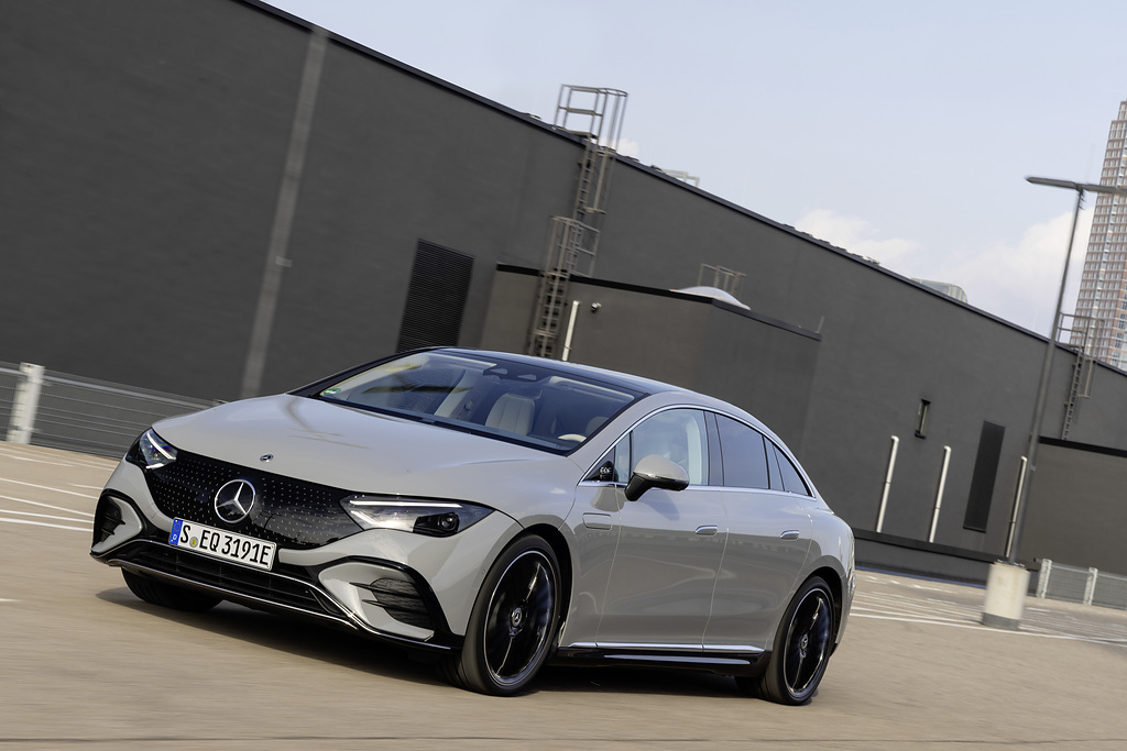 The New Mercedes Benz Eqe: Press Test Drive, Frankfurt 2022 The New Mercedes Benz Eqe: Press Test Drive, Frankfurt 2022