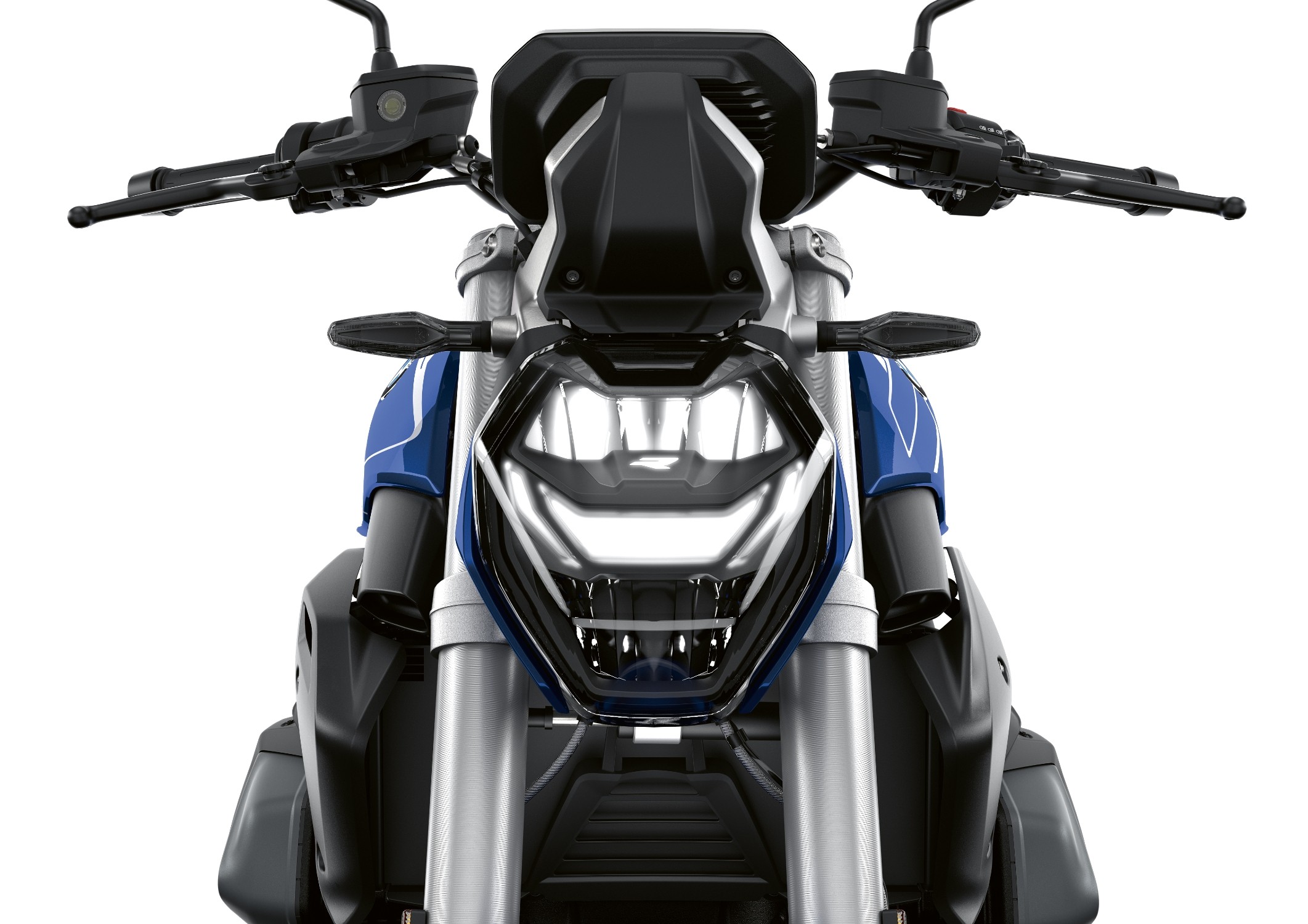 Moto com farol de LED