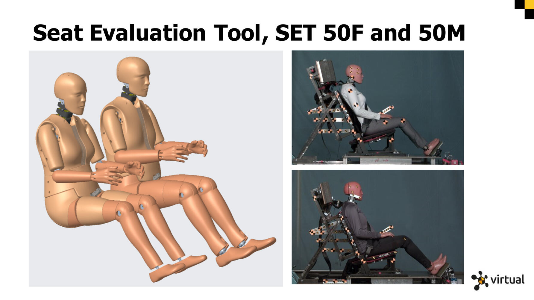 Boneco de teste de colisão feminino
