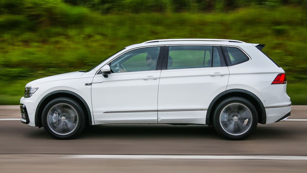  Tiguan R-Line acelerava de 0 a 100 km/h em menos de 7 segundos, ao contrário do Golf GTI