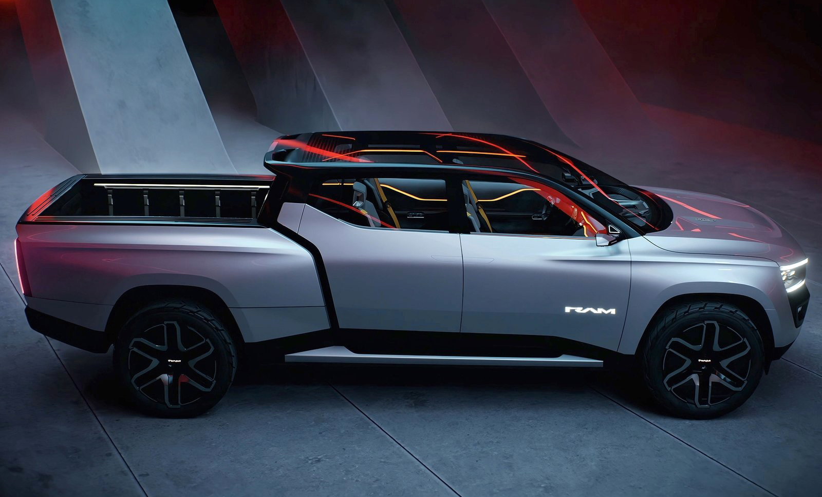  O design da picape é esportivo e bem resolvido, mas há elementos clássicos em sua concepção