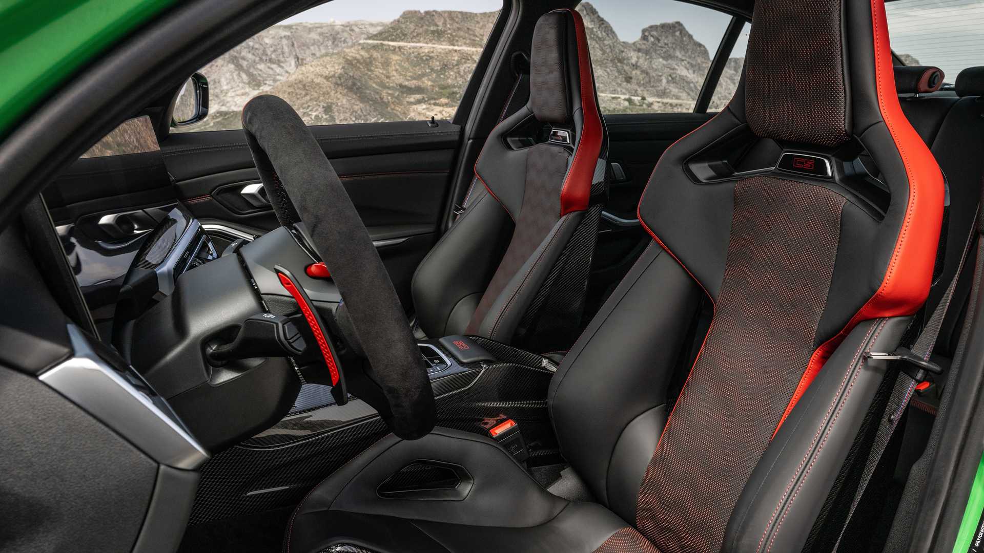 Interior BMW esportivo