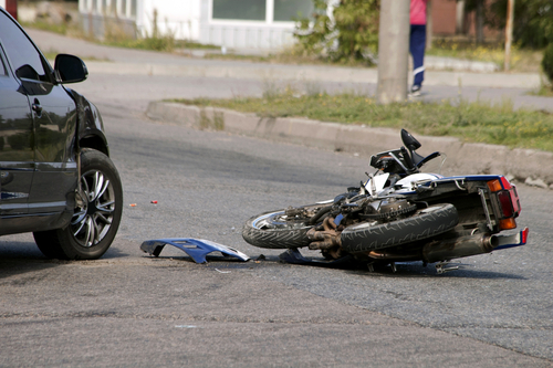 Car And Bike Crash