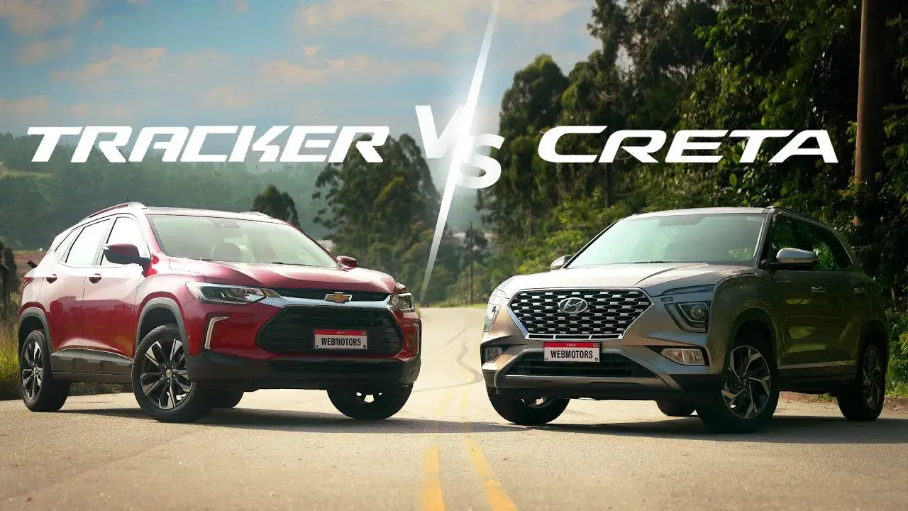 Comparativo Chevrolet Tracker Premier encara Hyundai Creta Platinum