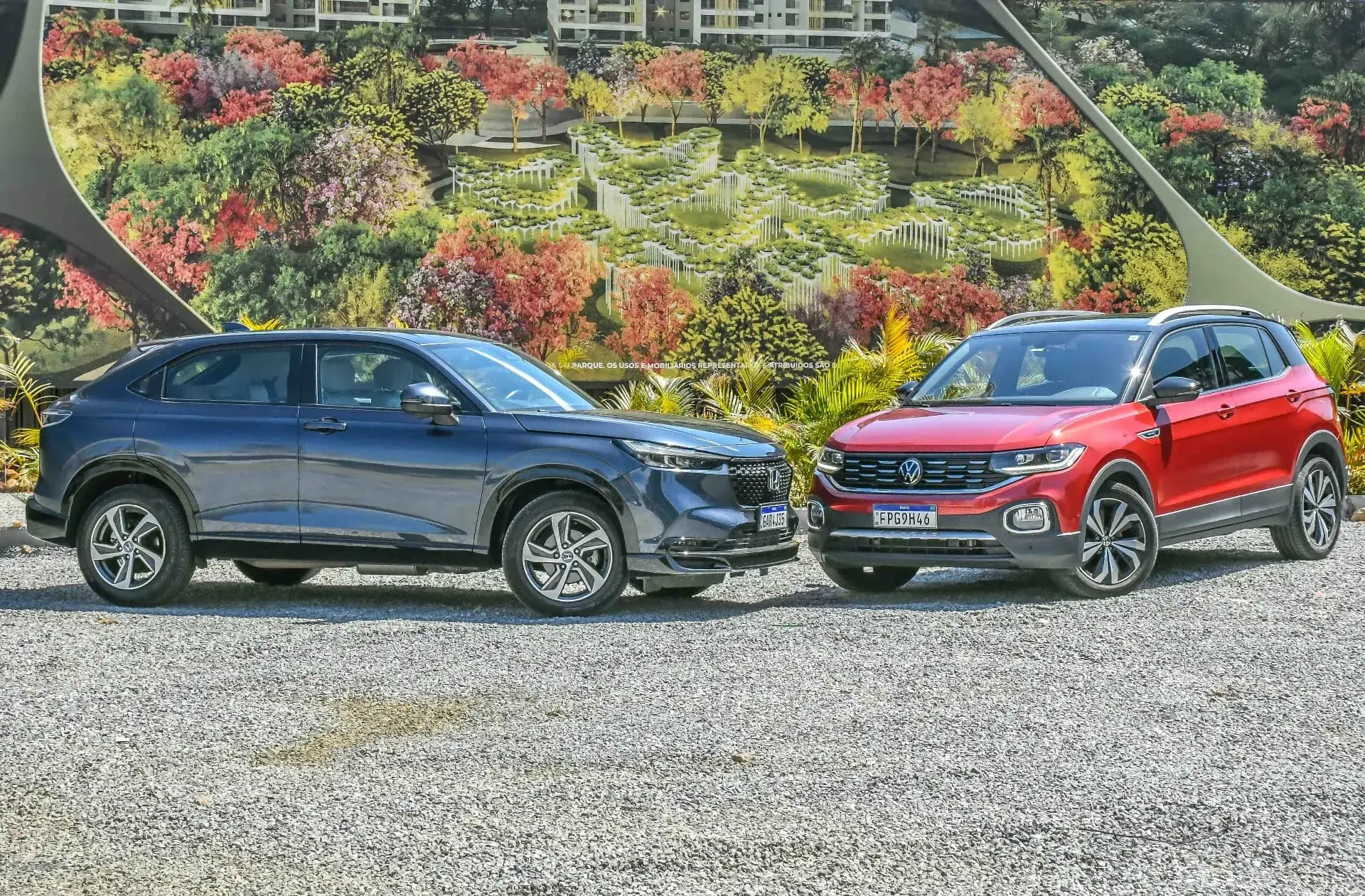 Comparativo de SUVs: T-Cross x HR-V x Kicks x Creta