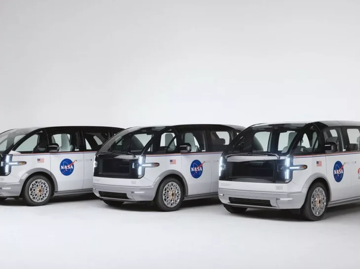Astronautas da Nasa usarão vans pra ir à lua
