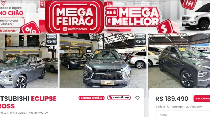 Começa hoje o 2º Mega Feirão Webmotors de 2023