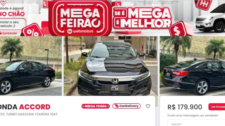 Mega Feirão Webmotors: ofertas imperdíveis!