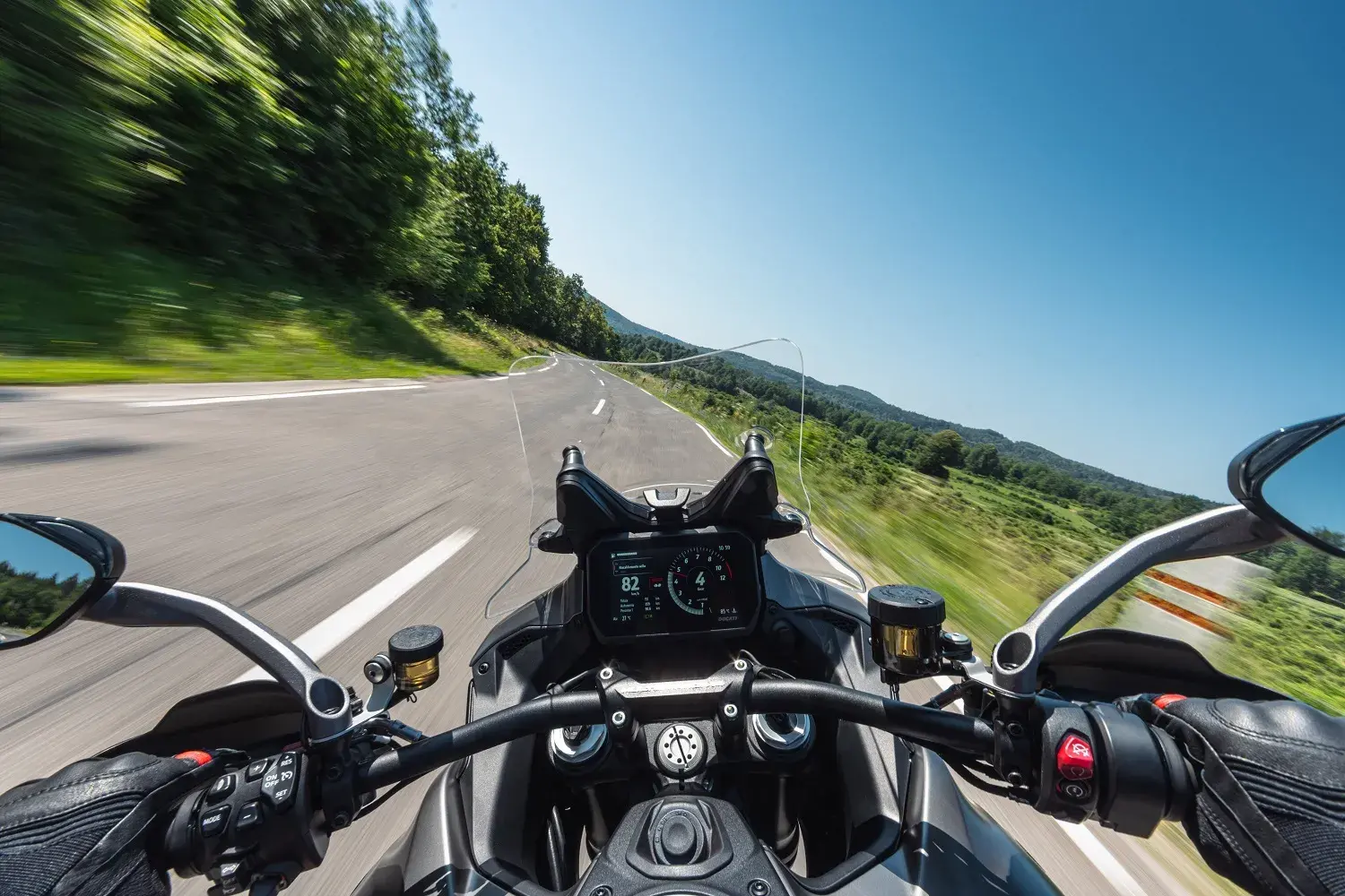 Ducati Multistrada V4 S Grand Tour Painel