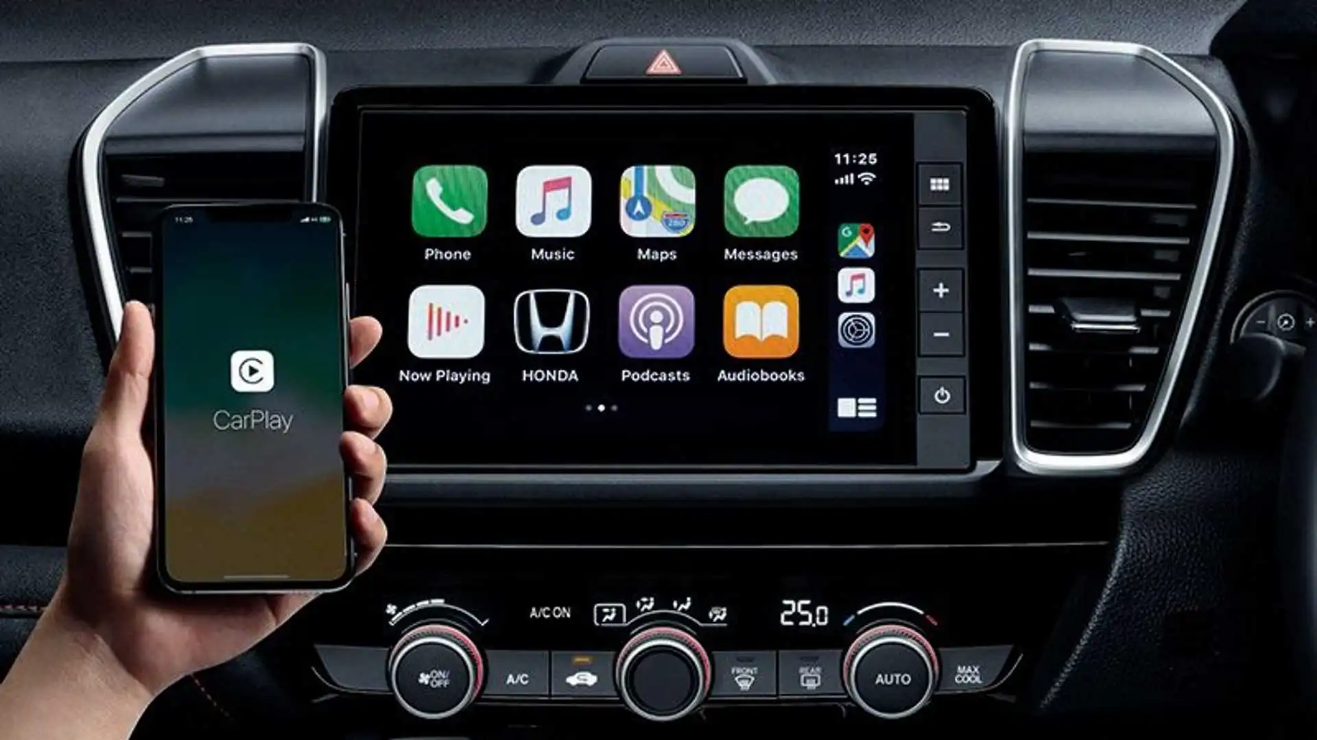 Honda City Hatch Carplay Sem Fio F2