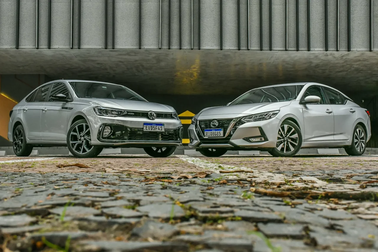 Comparativo Nissan Sentra Advance X Vw Virtus Exclusive Tsi 0131