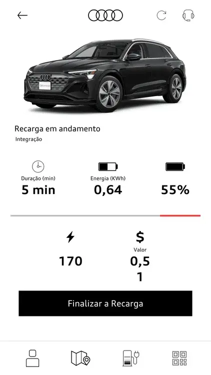 App Audi E Tron Carregadores Eletricos