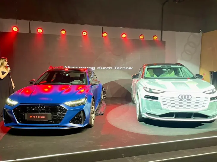 Audi mostra Q6, RS6 Legacy e carro da F1 no Brasil