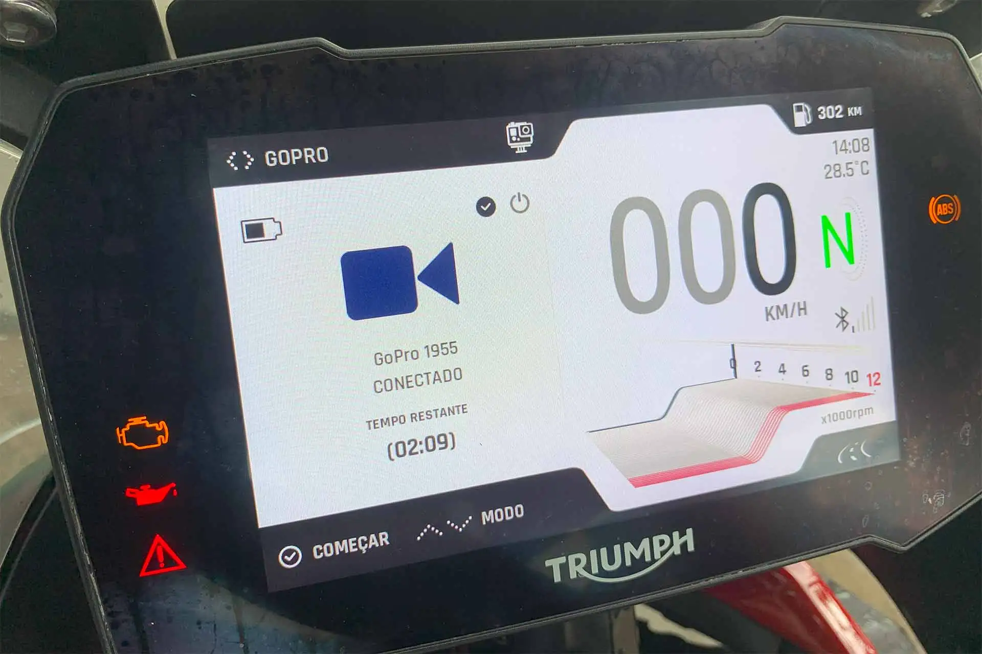 Triumph Tiger 900 Gt Aragon Painel