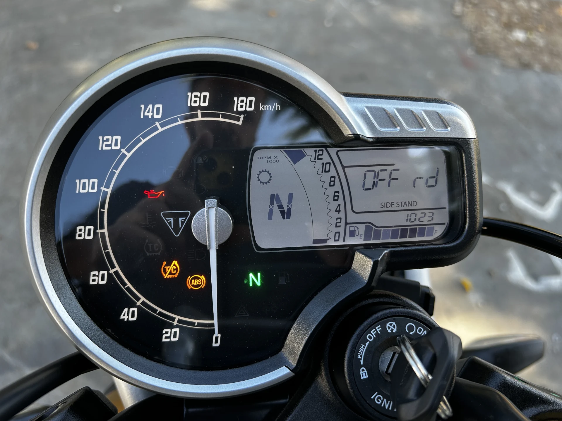 Painel Triumph Scrambler 400x Wm1