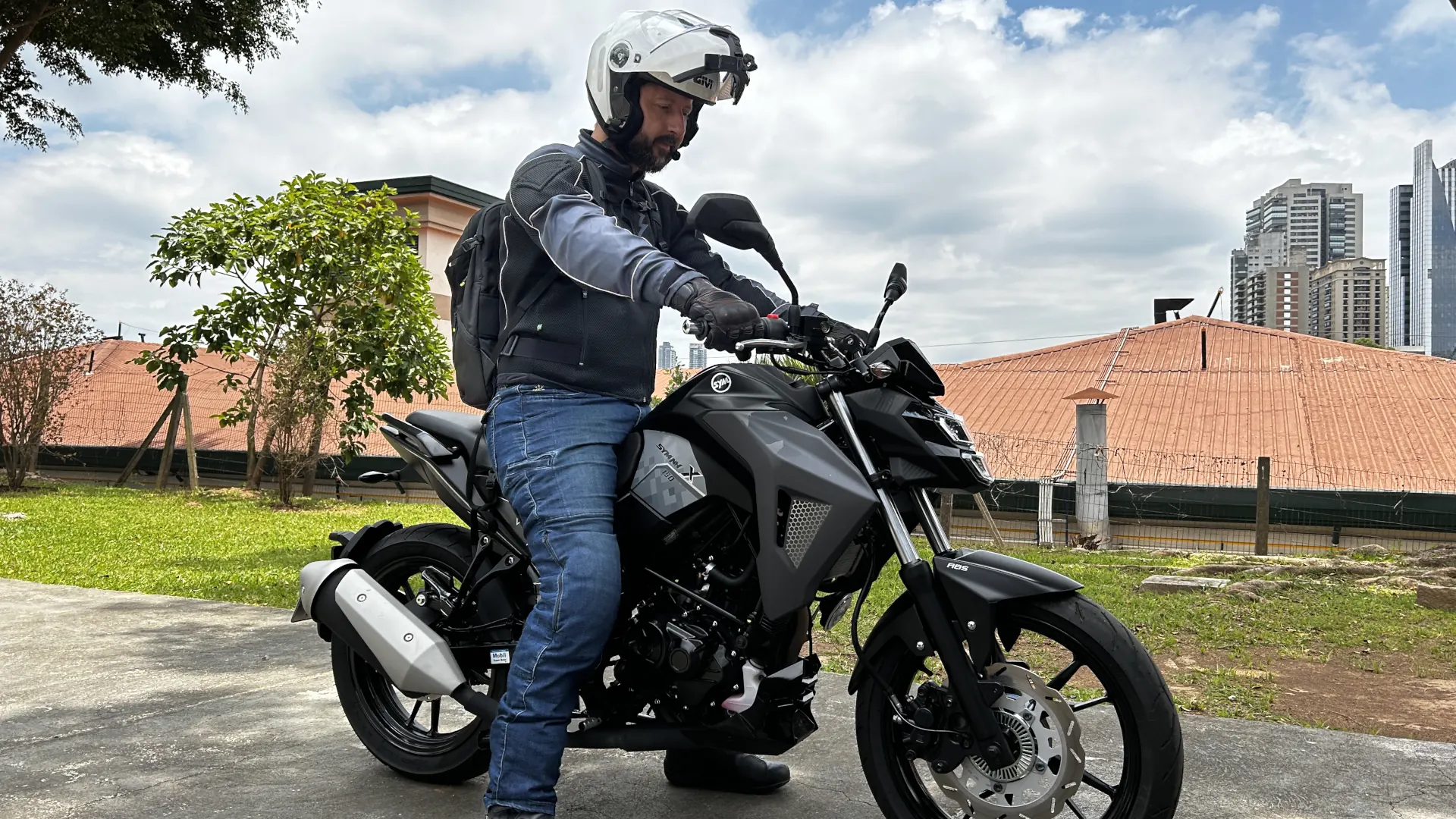 Altura Banco Sym Nhx190 Dafra Wm1