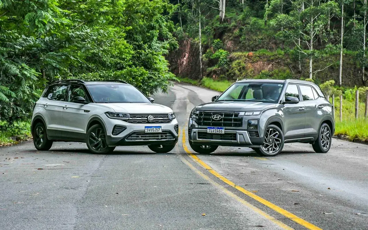 Comparativo Vw T Cross 250 Tsi Highline X Hyundai Creta 1.6 Tgdi 4911