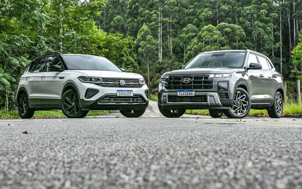 Comparativo Vw T Cross 250 Tsi Highline X Hyundai Creta 1.6 Tgdi 4913