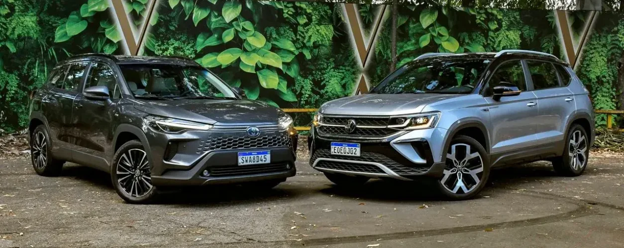 Comparativo Vw Taos X Toyota Corolla Cross E 8563