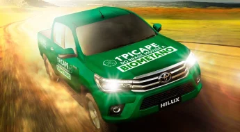 Toyota Hilux movida a biometano