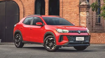 Três carros mais vendidos em dezembro de 2025 (neste momento) são da Volkswagen. Tera não é o líder