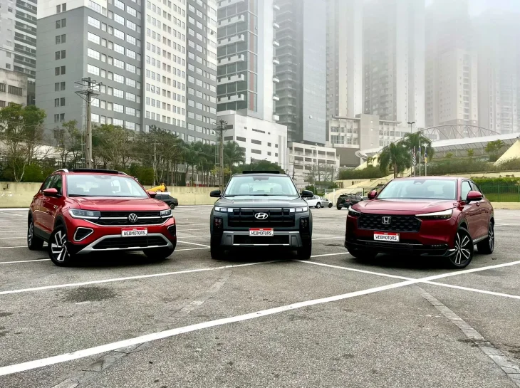 SUVs dominam com mais de 60% do mercado em janeiro