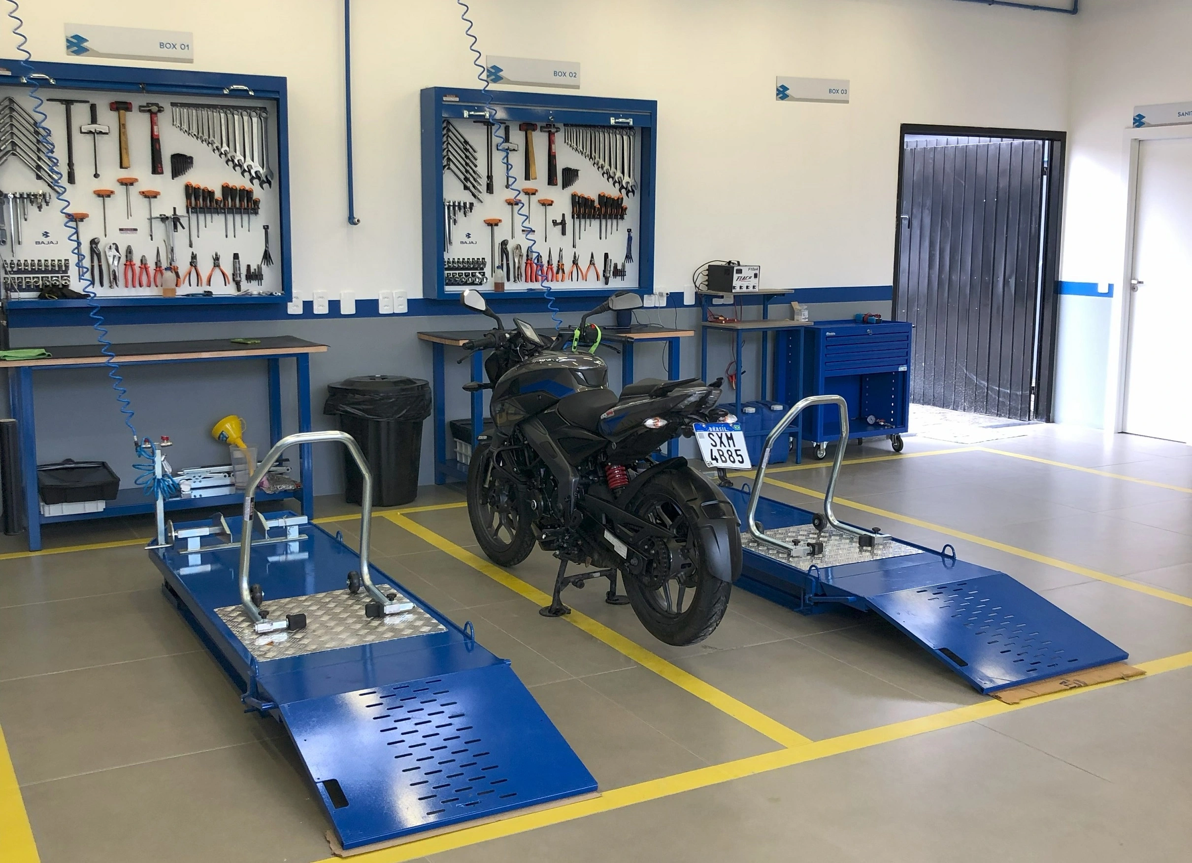 Motos na garantia devem fazer as revisões nas concessionárias da marca nos prazos indicados pelo fabricante