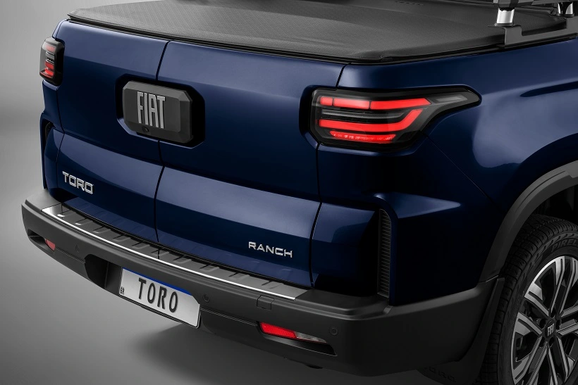 Traseira da Fiat Toro Ranch 2026