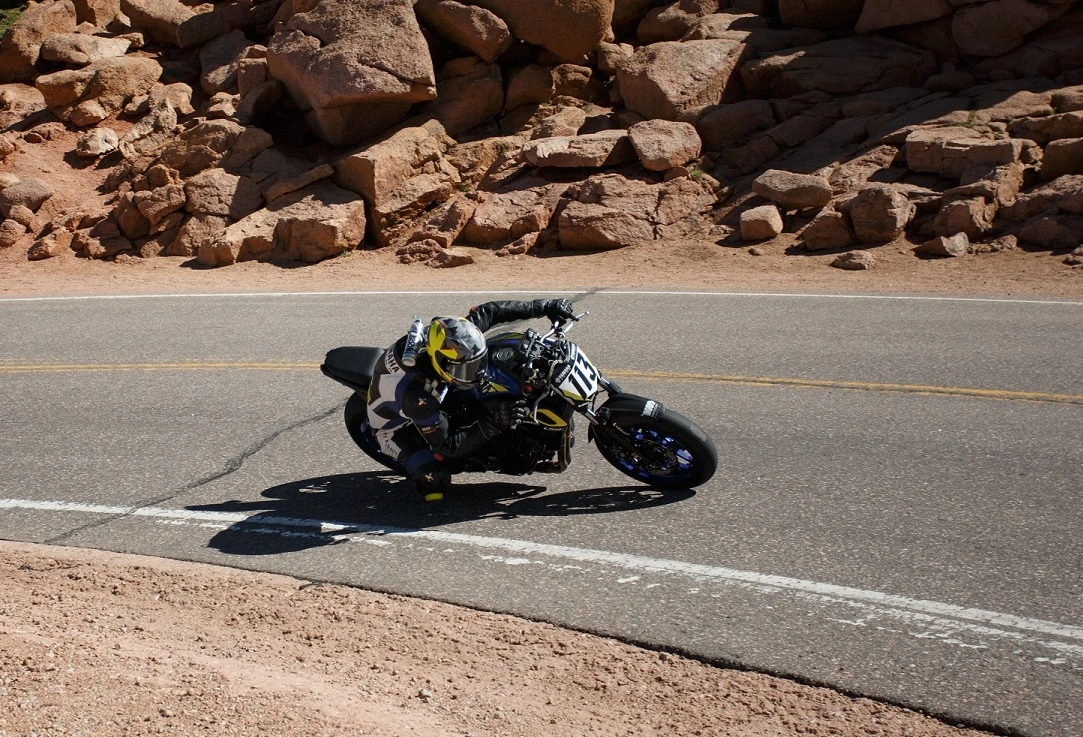 Rafael Paschoalin na prova Pikes Peak