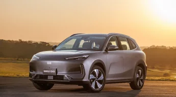 O Geely EX5 é o primeiro modelo da marca chinesa a ser comercializado no mercado brasileiro