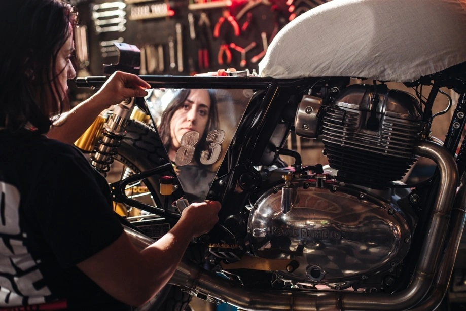 Edna Prado foi uma das competidoras em 2021, em provas de flat track