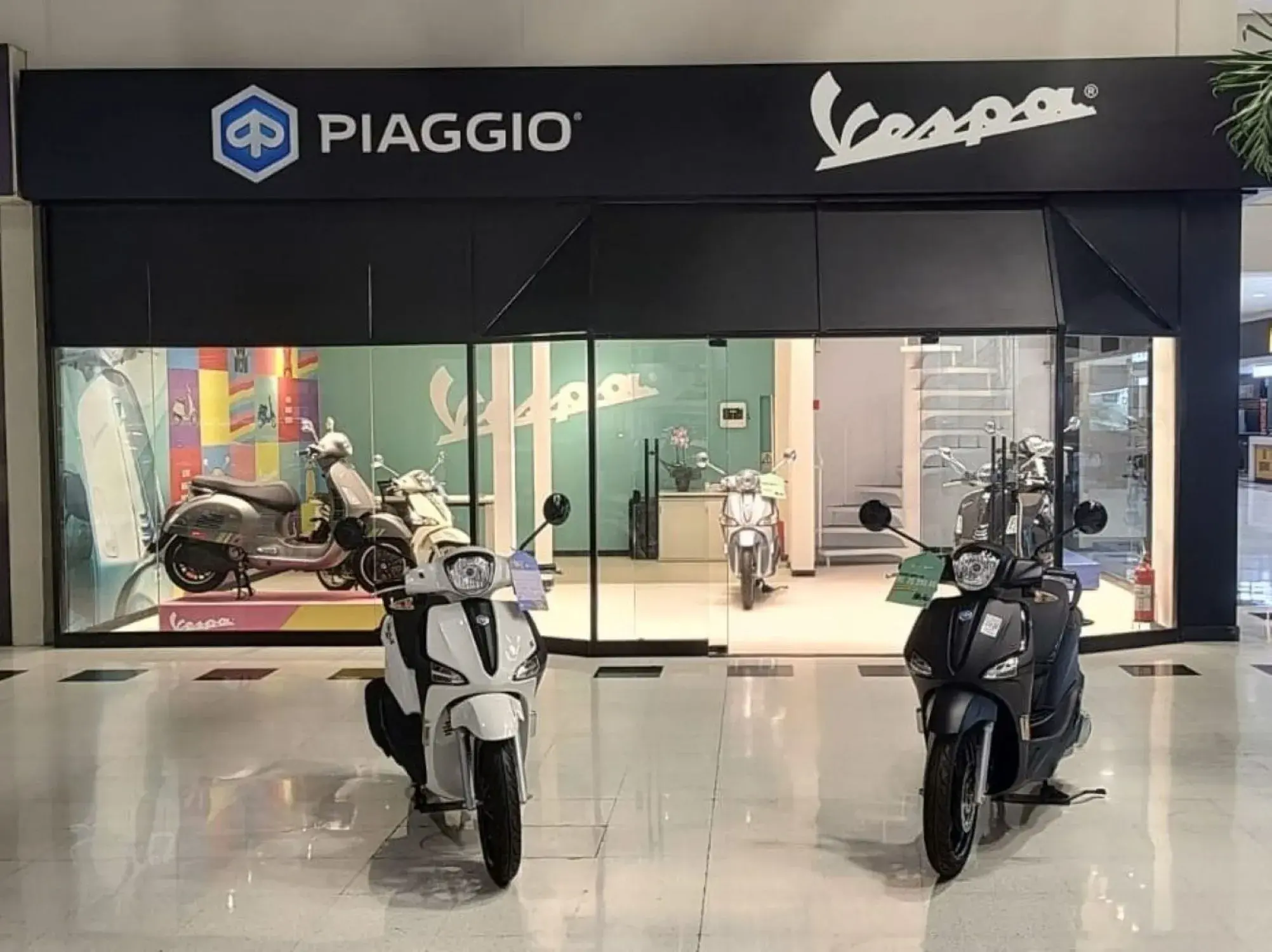 A nova concessionária das marcas Piaggio e Vespa fica no Auto Shopping Aricanduva