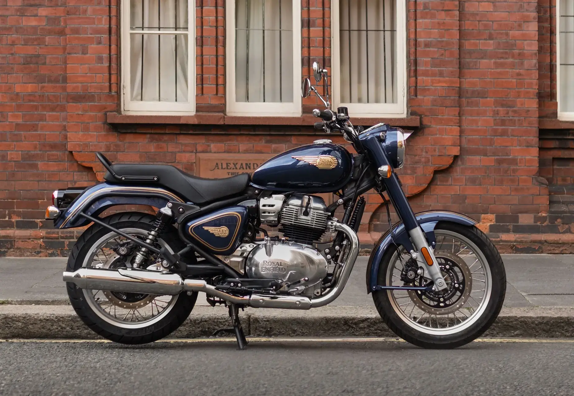 A nova Bullet 650 será a opção mais retrô da linha de motos médias da Royal Enfield