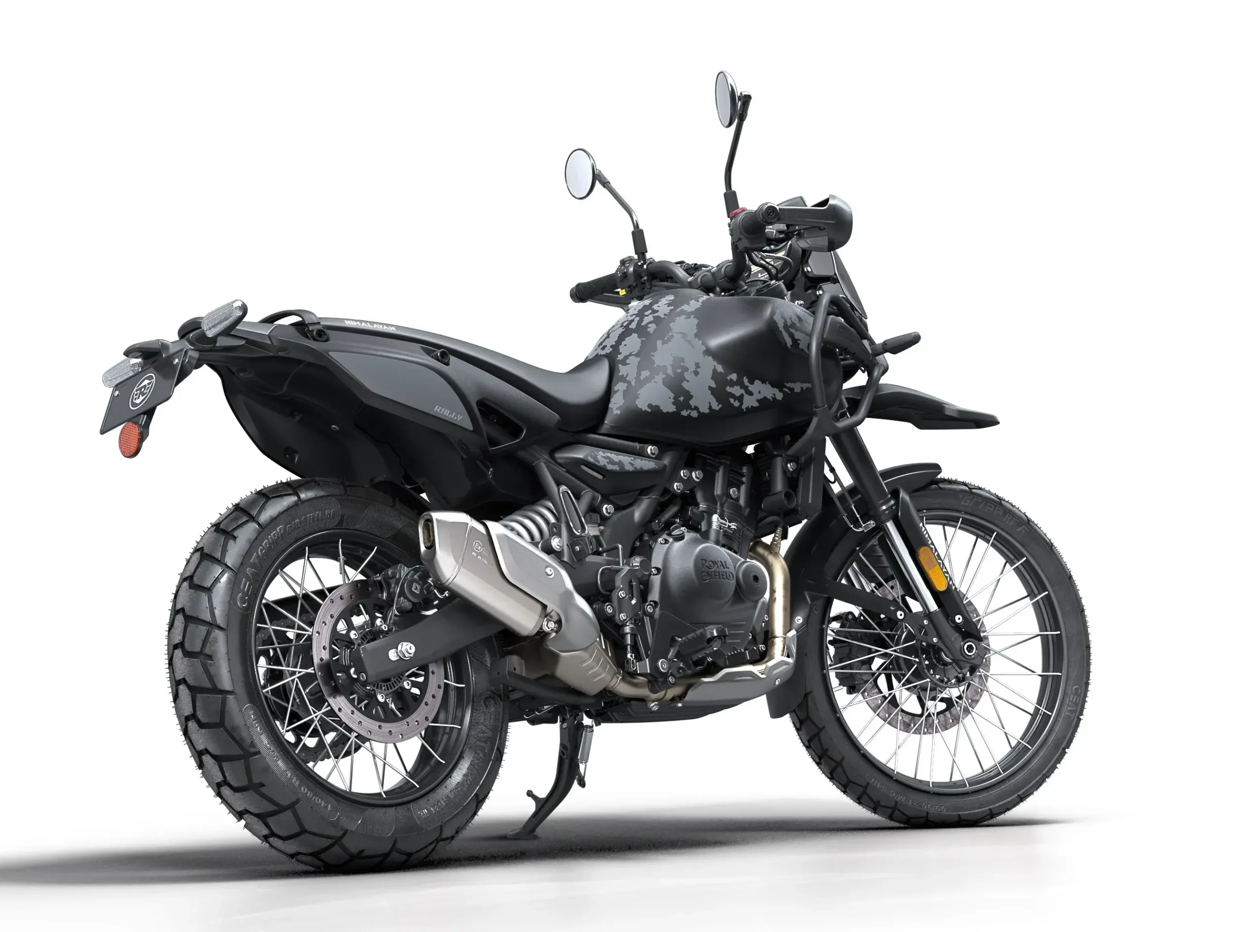 A nova Royal Enfield Himalayan 450 Mana Black Edition tem visual quase todo escurecido