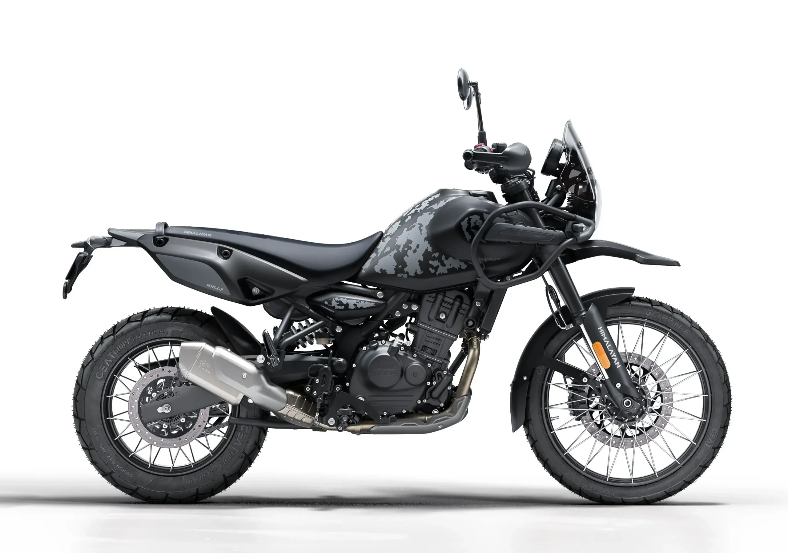 A Royal Enfield Himalayan 450 Mana Black Edition deverá chegar ao Brasil noi ano que vem