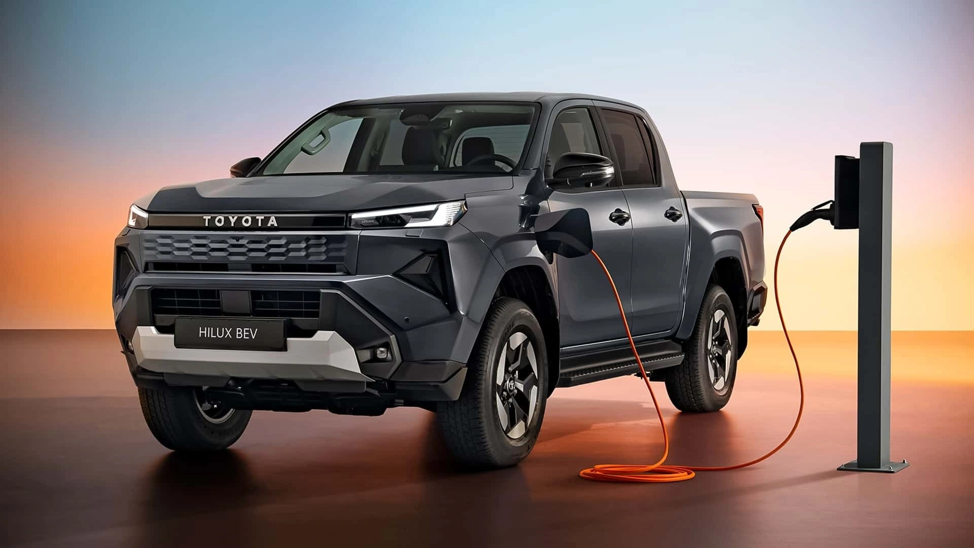 A nova geração da Toyota Hilux terá, pela primeira vez, uma opção com motor elétrico