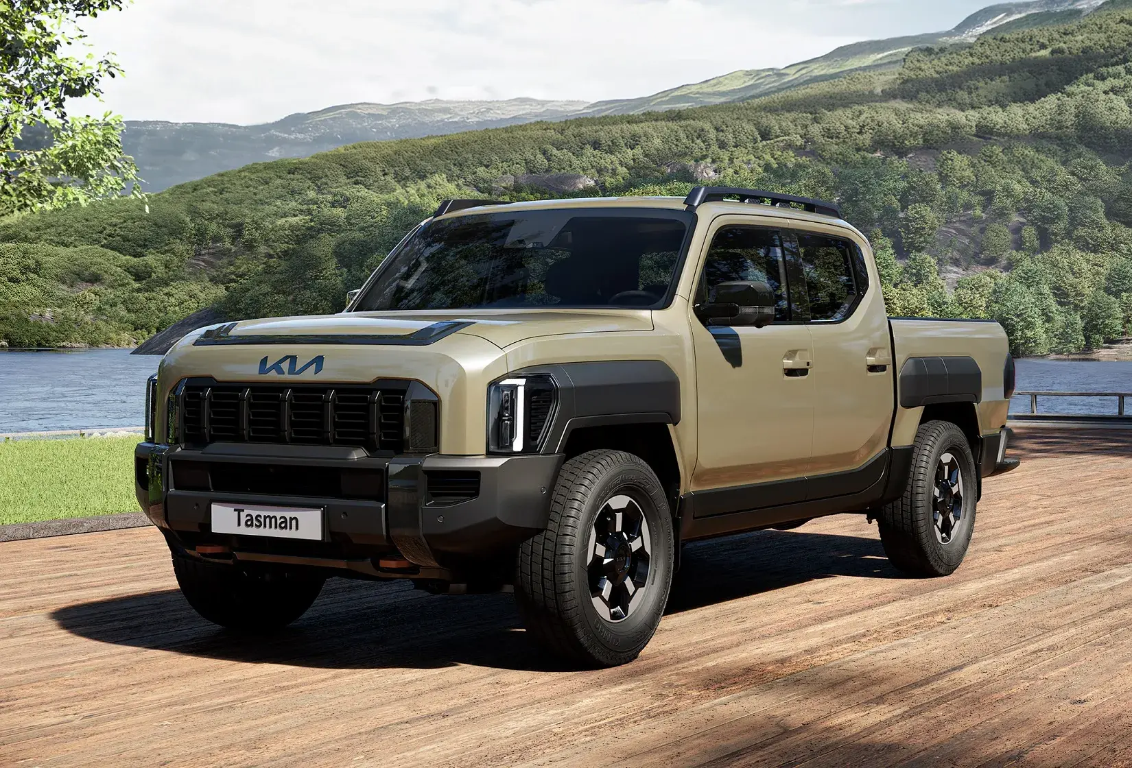 A exótica picape Kia Tasman já está em fase de homologação no Brasil