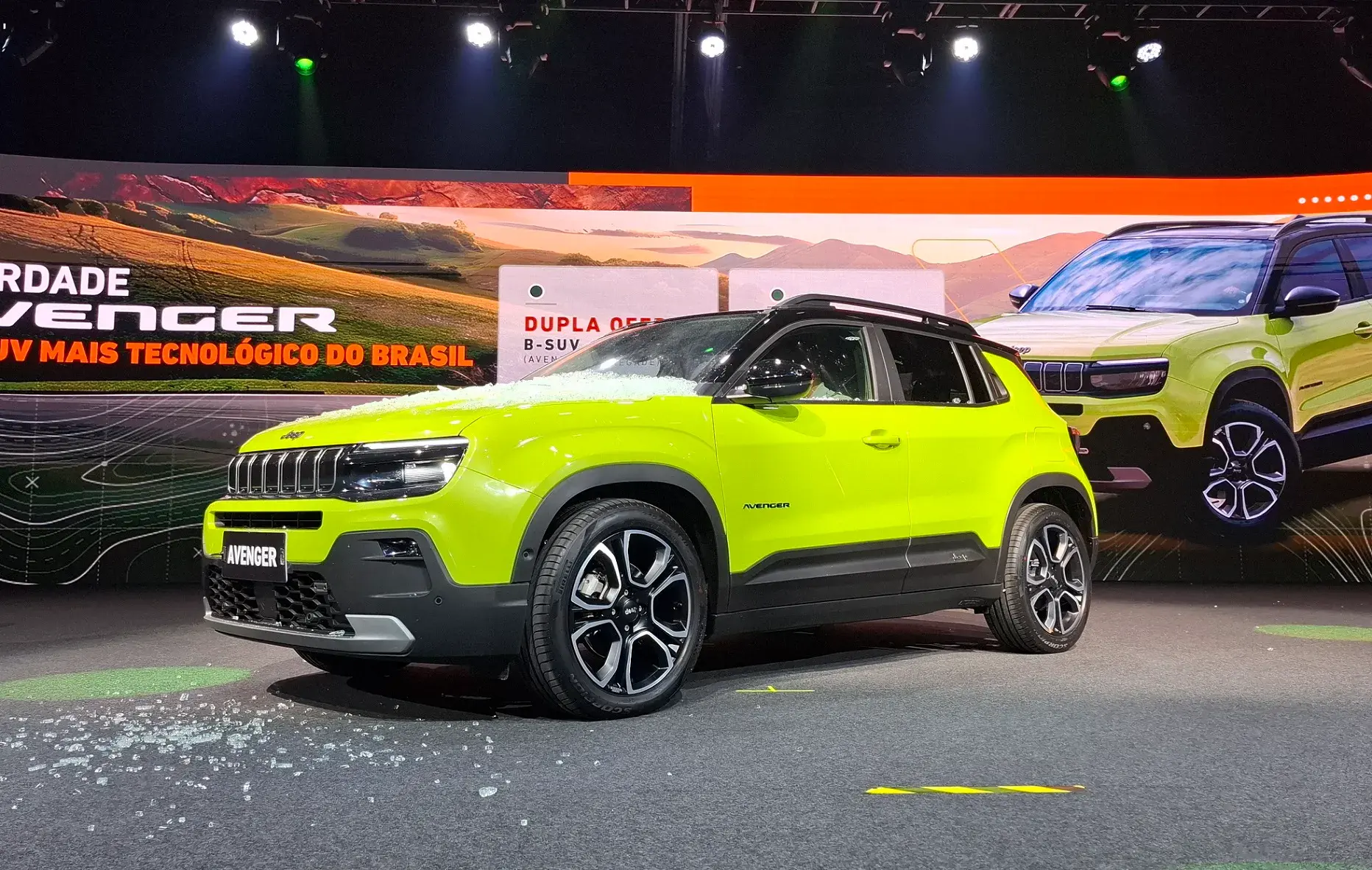 O Jeep Avenger foi um dos grandes destaques no Salão do Automóvel de São Paulo