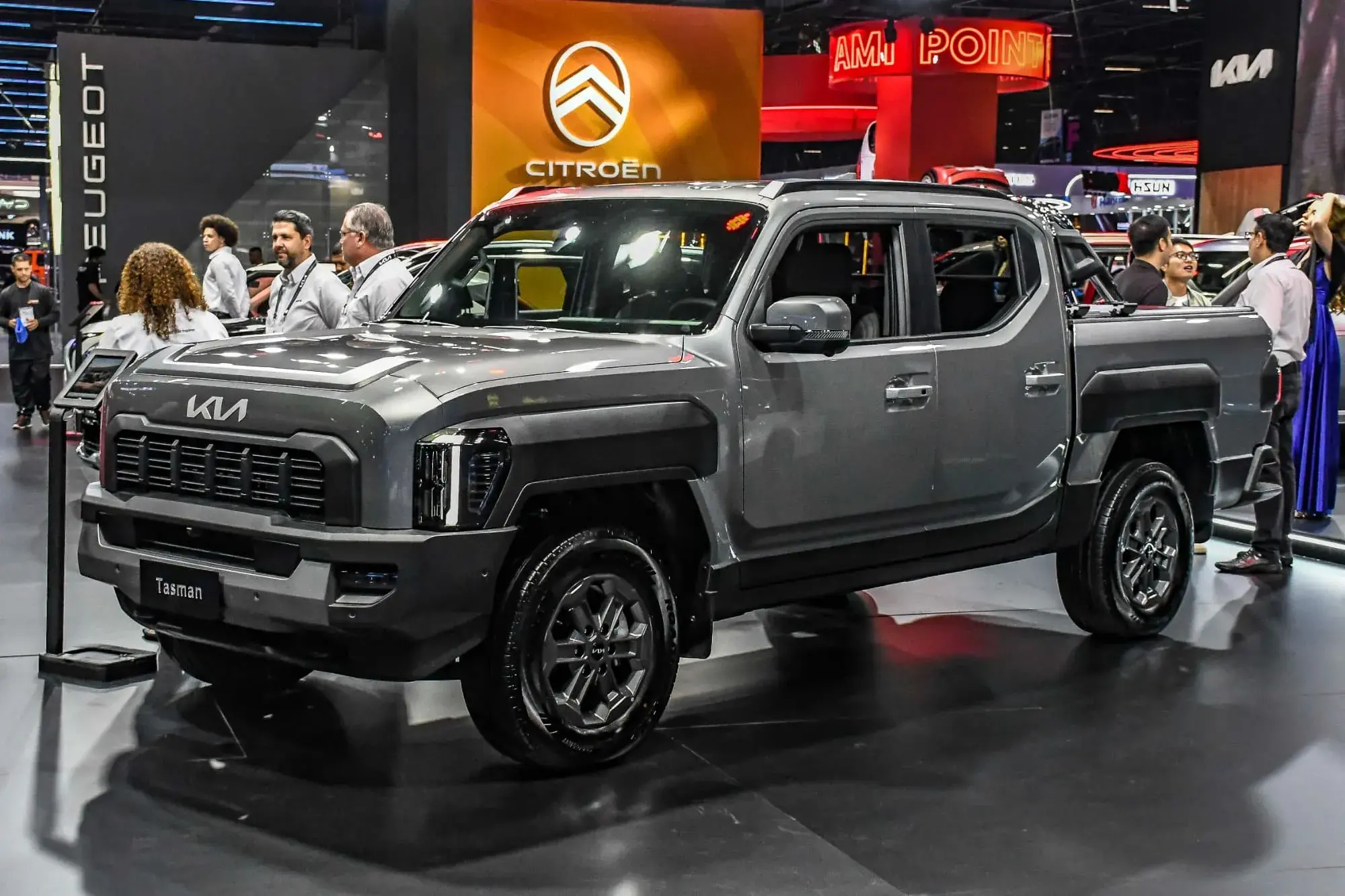 Kia Tasman foi uma das picapes que arrebentaram no Salão do Automóvel de São Paulo