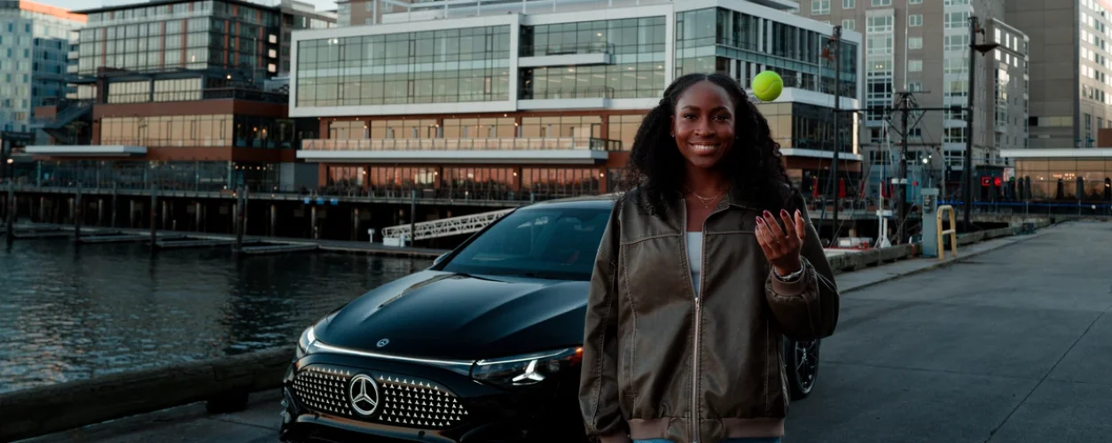 Coco Gauff é nova embaixadora global da Mercedes-Benz