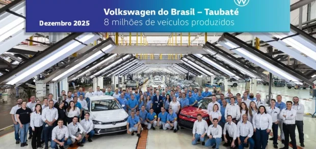 Fábrica da Volkswagen em Taubaté