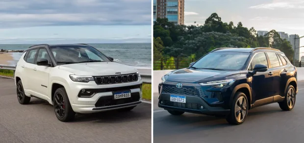 Jeep Compass e Toyota Corolla Cross