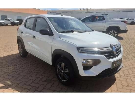 Renault Kwid branco em oferta, com preço acessível até 70 mil reais. Carro compacto, moderno e econômico, ideal para quem busca um veículo confiável e com bom custo-benefício.
