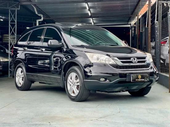 Honda CR-V preto com preço acessível até 60 mil reais, ótimo para quem busca SUV confortável e confiável, disponível em excelente estado de conservação.