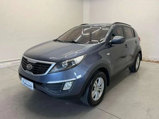Kia Sportage azul em excelente estado, perfeito para quem busca um SUV confiável e econômico até 60 mil reais. Veja detalhes e condições especiais.