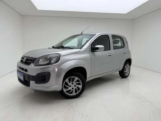 Fiat Uno prata em excelente estado, disponível por até 55 mil reais, ideal para quem procura carro econômico e confiável.