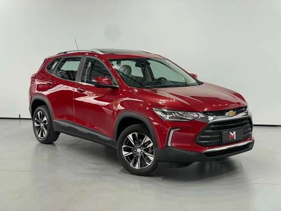 Chevrolet Tracker vermelho em excelente estado, perfeito para quem busca um SUV com bom custo-benefício até 110 mil reais.