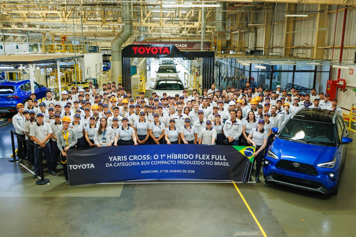Toyota Yaris Cross tem produção iniciada